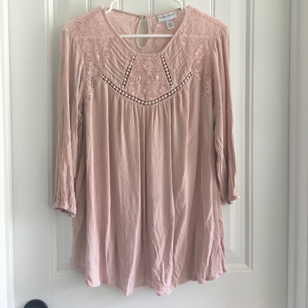 Medium maternity shirt, Liz Lange, pink